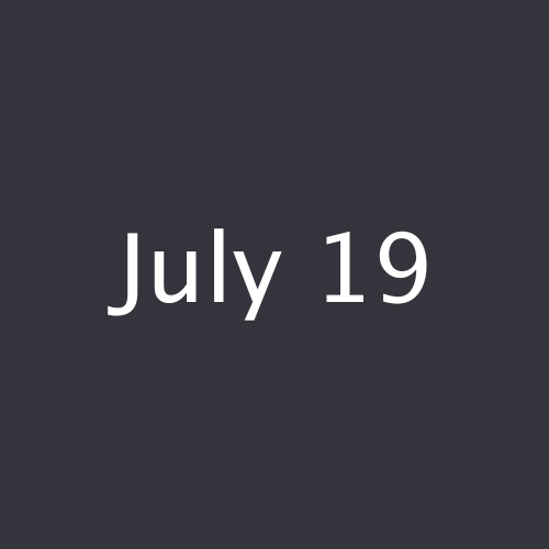 Calendar of Events